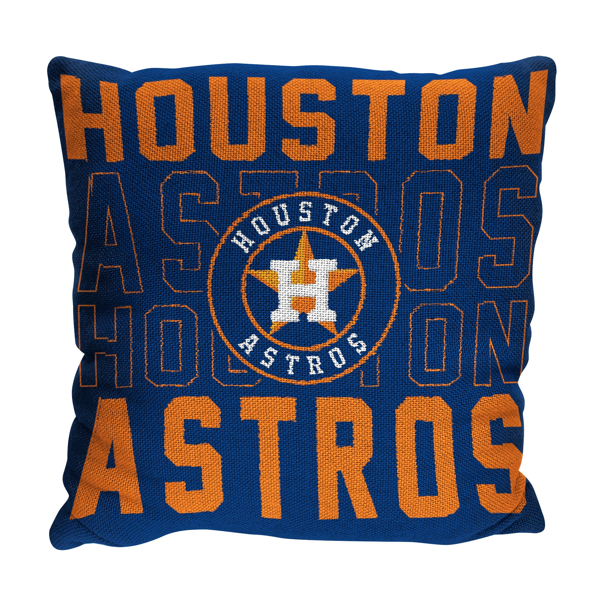 MLB Houston Astros Stacked Pillow 20x20 Inches