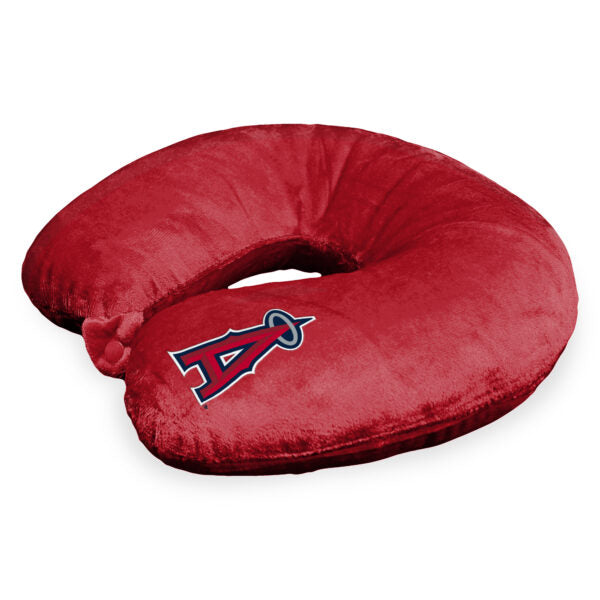 MLB Los Angeles Angels Applique Neck Pillow 12x13 Inches