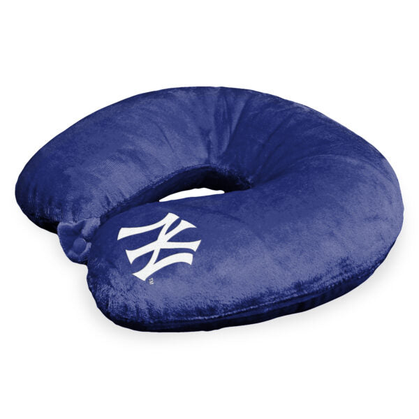 MLB New York Yankees Applique Neck Pillow 12x13 Inches