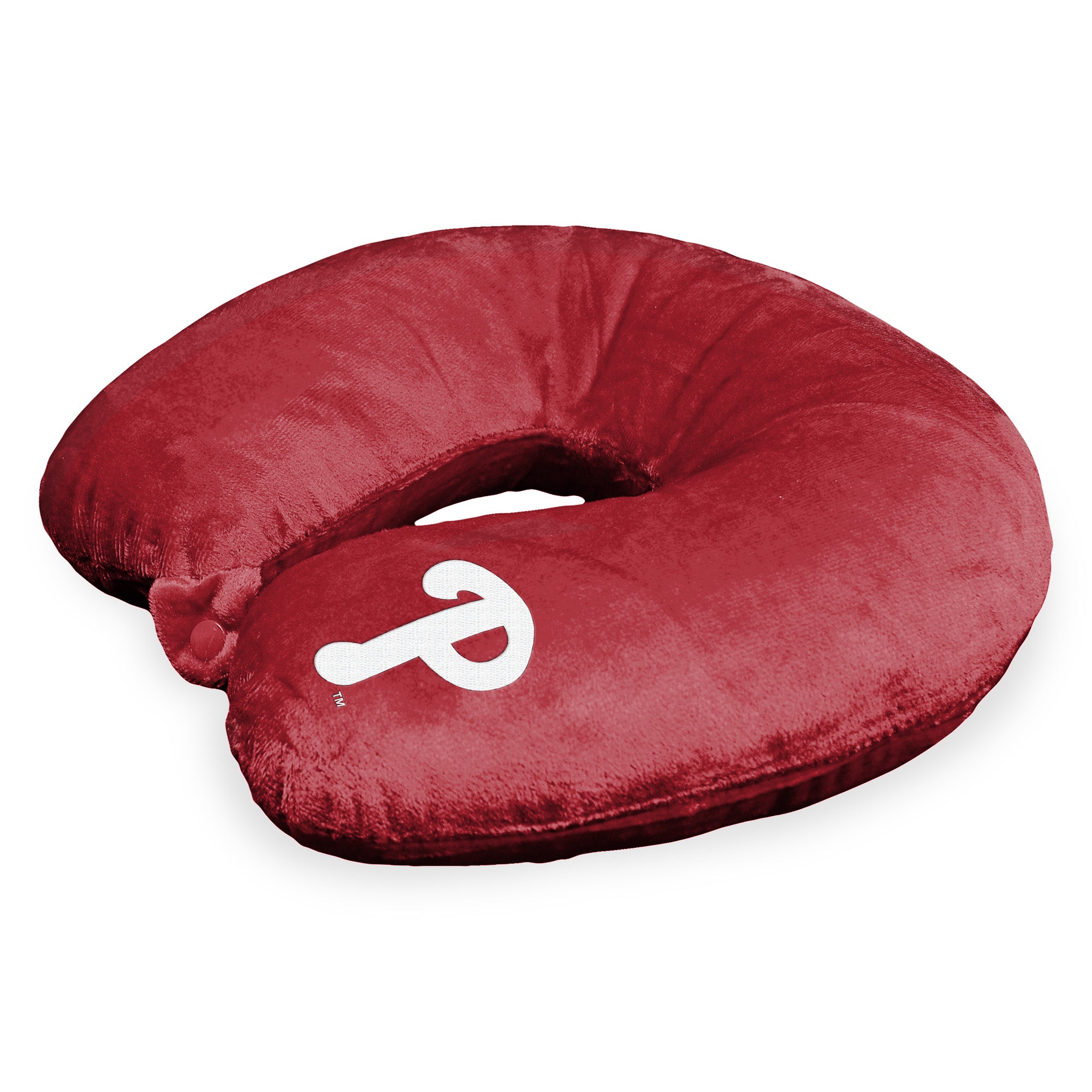 MLB Philadelphia Phillies Applique Neck Pillow 12x13 Inches