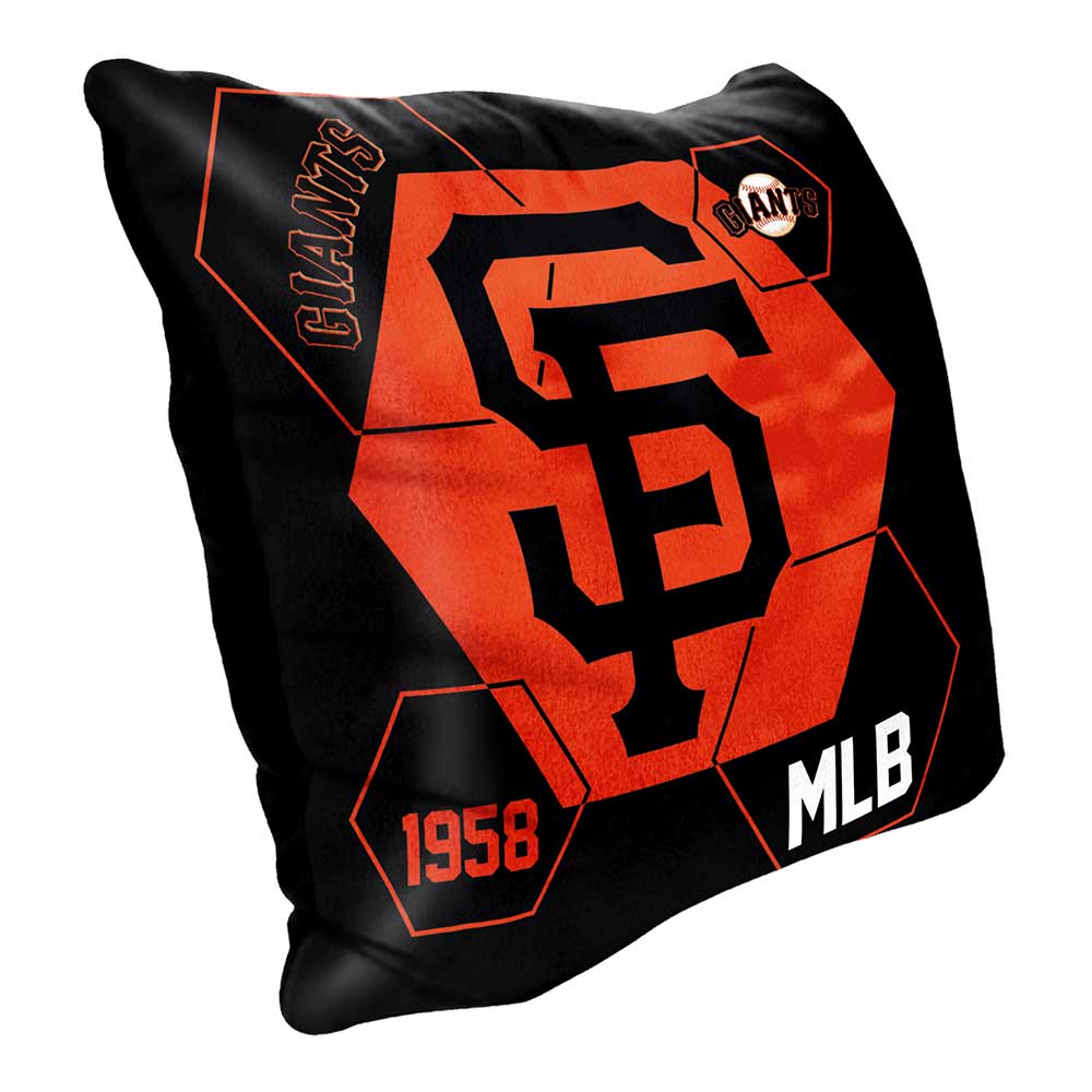 MLB San Francisco Giants Connector Velvet Reverse Pillow 16 x 16 Inches