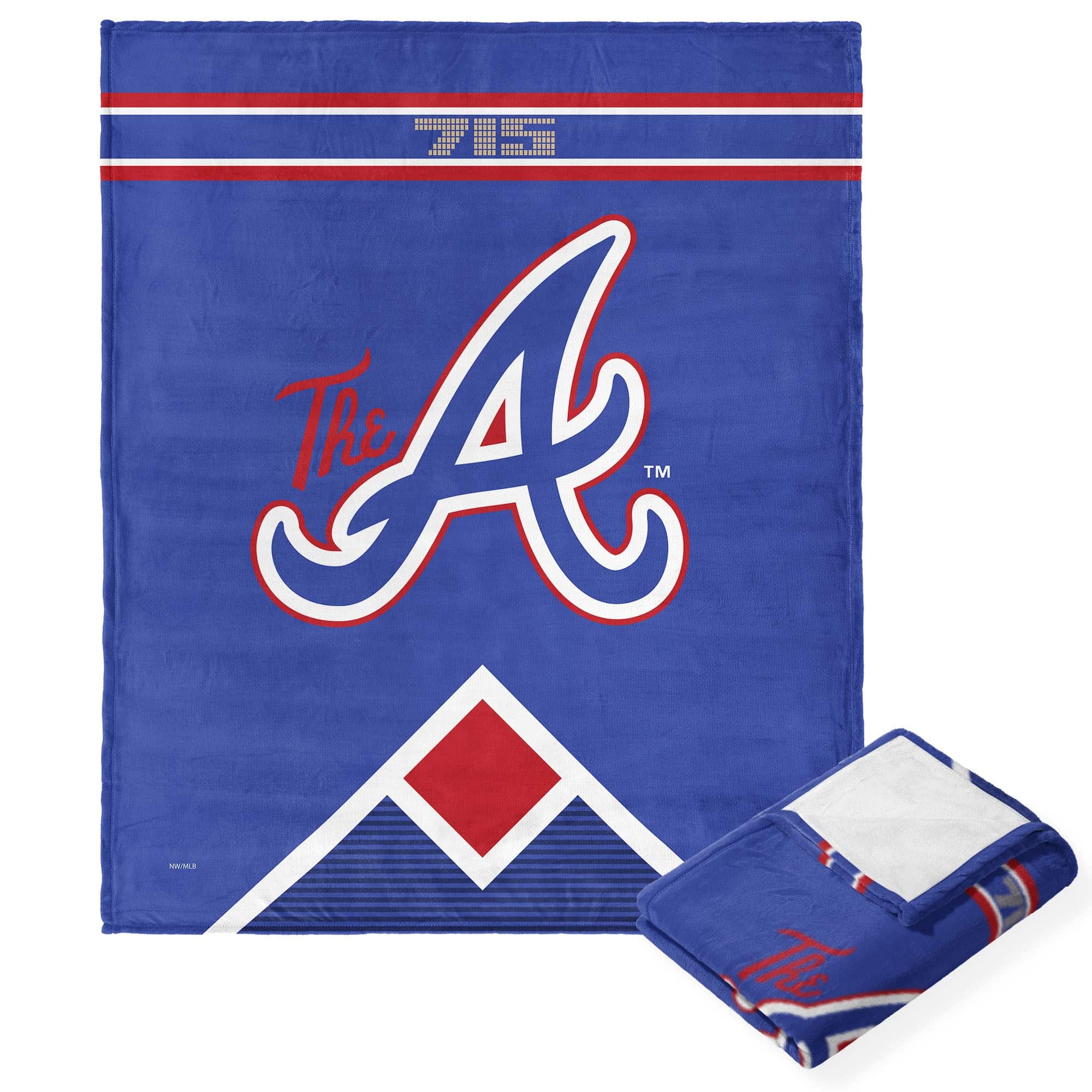 MLB Atlanta Braves City Connect Silk Touch Throw Blanket 50x60 Inches