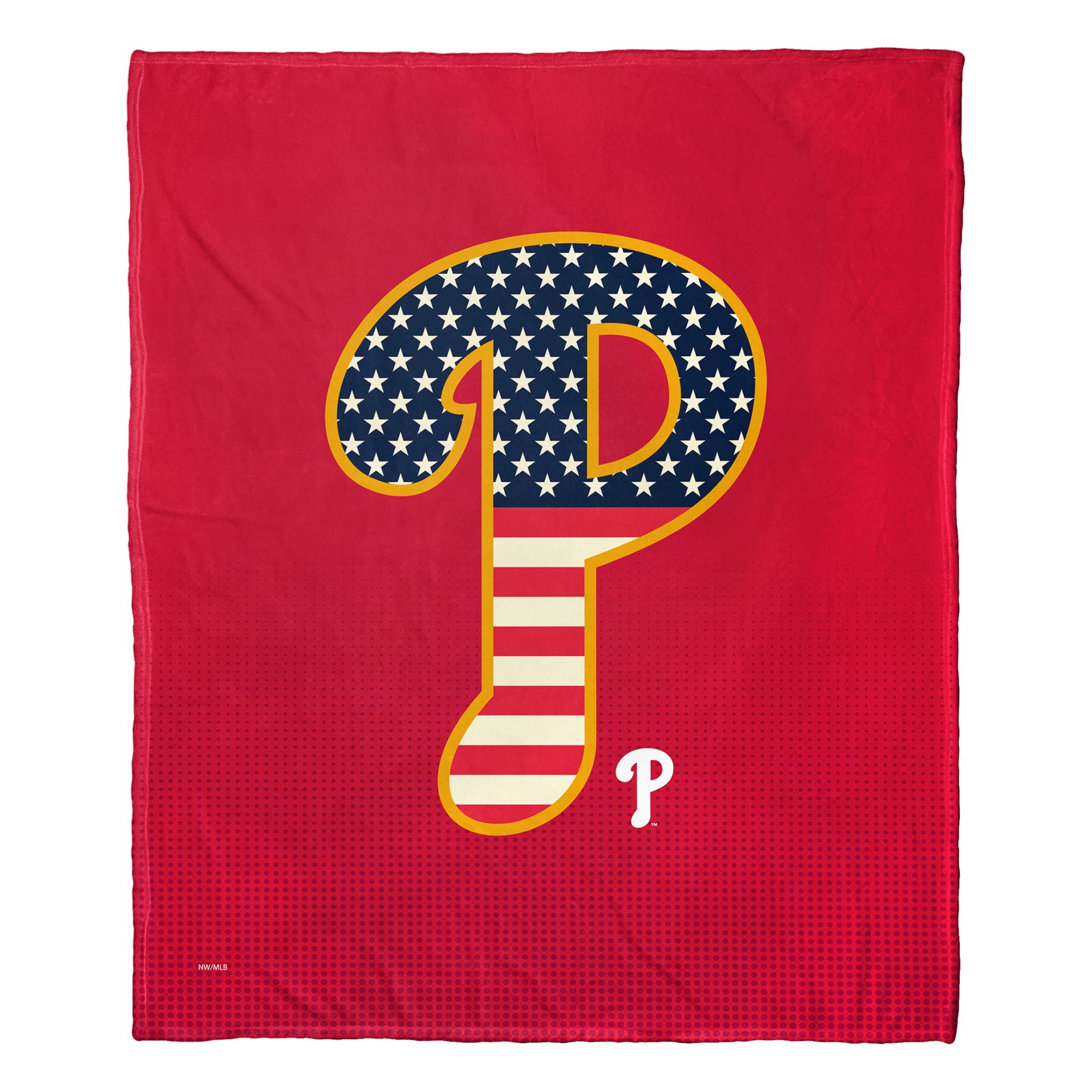 MLB Philadelphia Phillies Celebrate Series Silk Touch Throw Blanket 50x60 Inches