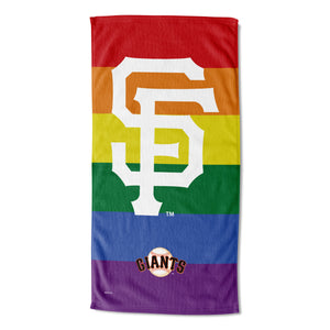 MLB San Francisco Giants Pride Series Beach Towel 30x60 Inches