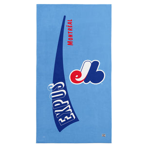Montreal Expos MLB CC Throwback Beach Towel 30x60 Inches