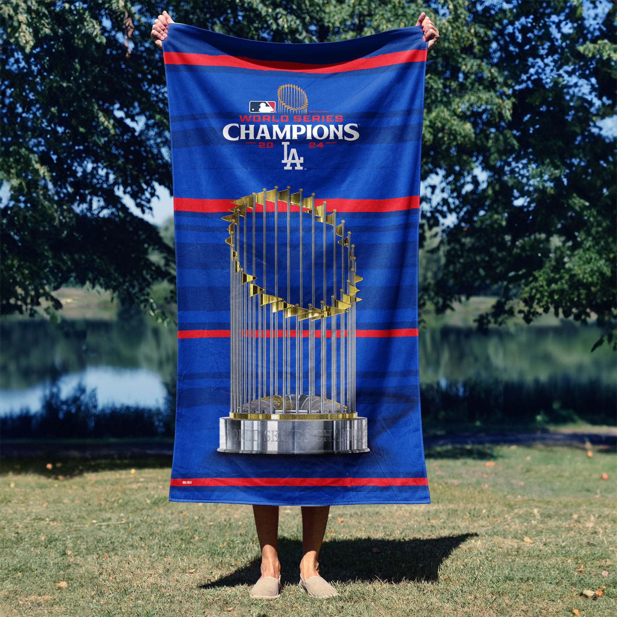 Los Angeles Dodgers 2024 MLB World Series Champs Beach Towel 30X60 Inches