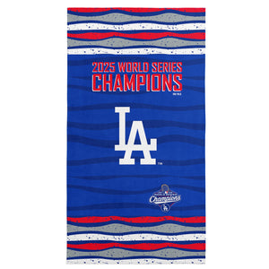 2025 World Series Championship Los Angeles Dodgers Cycle Beach Towel 30x60 inches