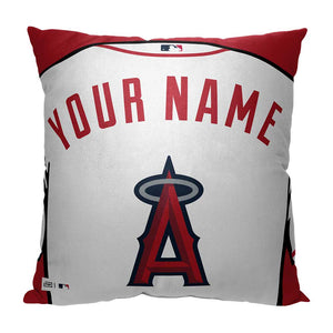 MLB  Los Angeles Angels Jersey Personalized Pillow 18 x 18 Inches