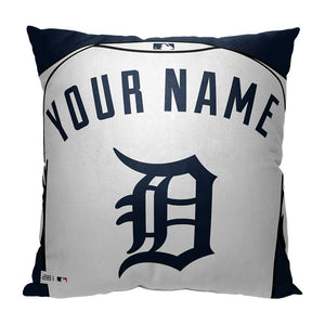 MLB  Detroit Tigers Jersey Personalized Pillow 18 x 18 Inches