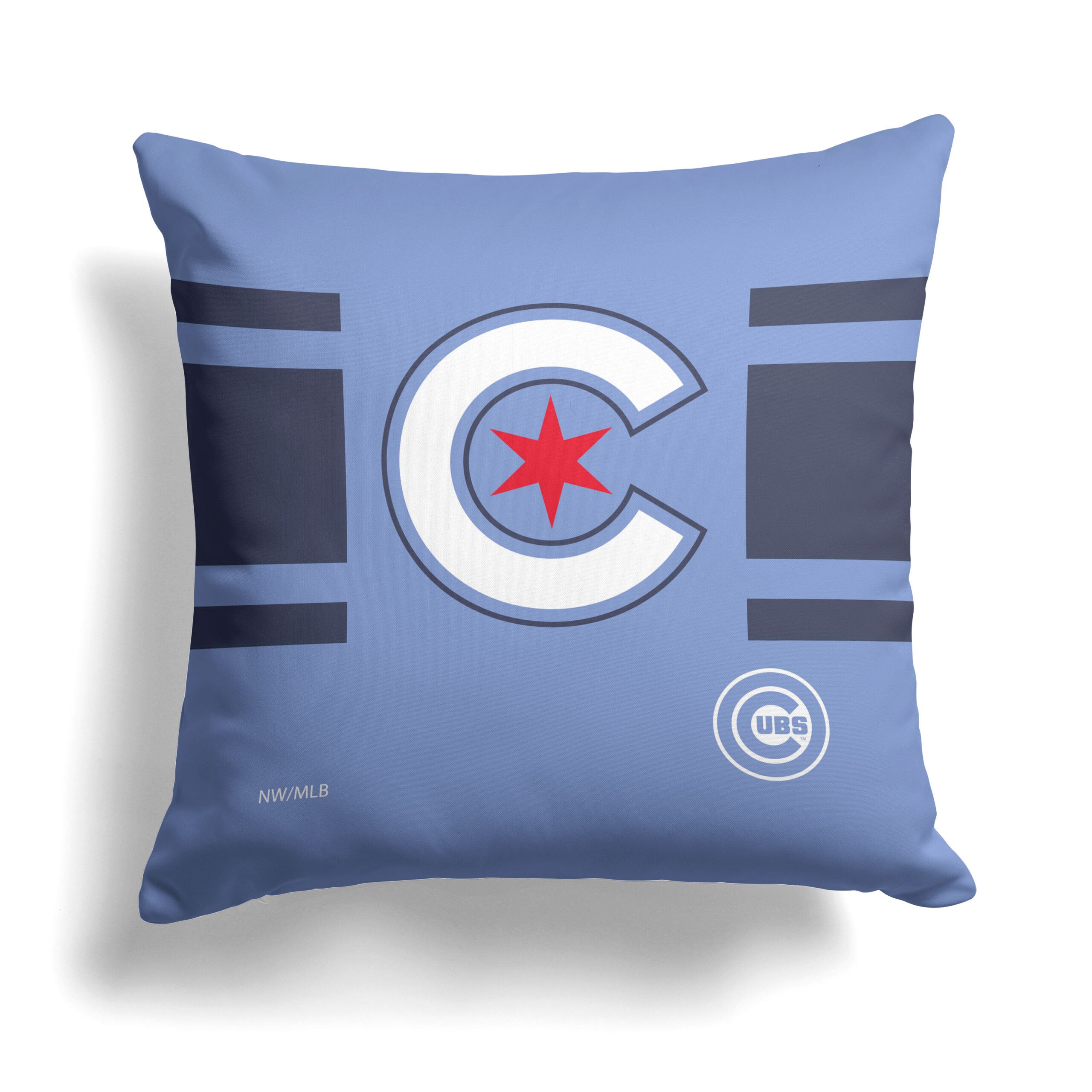 MLB Chicago Cubs City Connect Throw Pillow 18x18 Inches