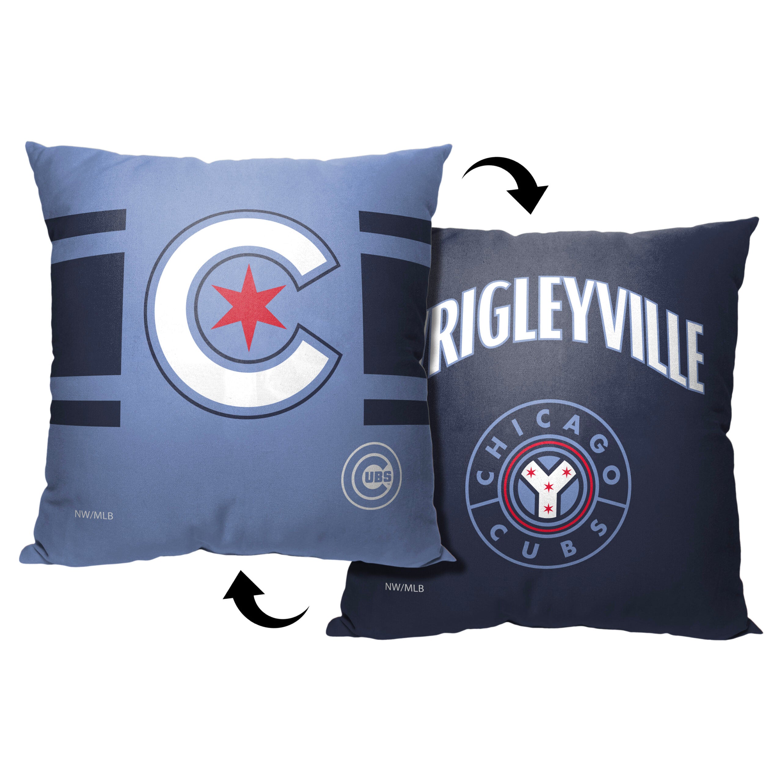 MLB Chicago Cubs City Connect Throw Pillow 18x18 Inches