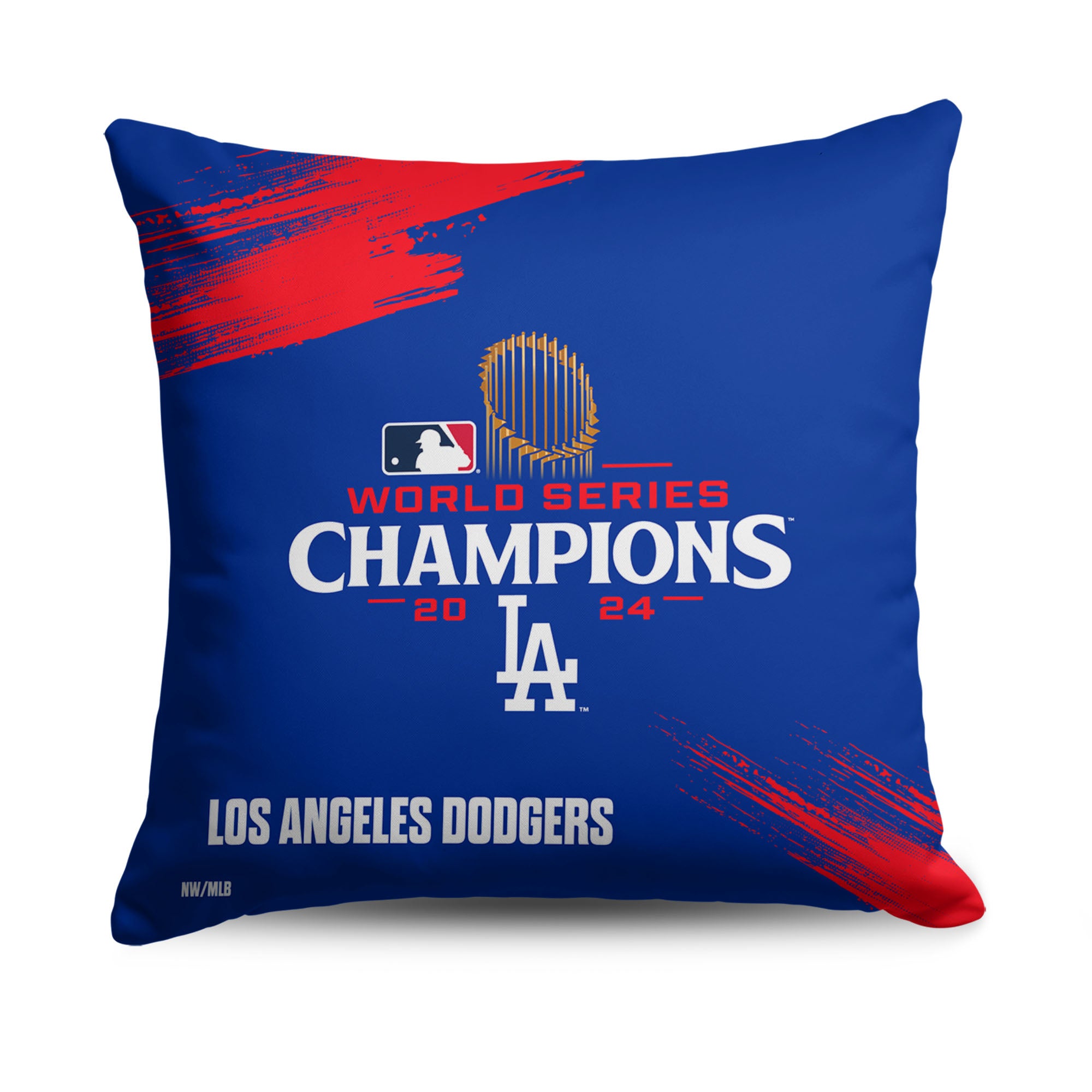 Los Angeles Dodgers 2024 MLB World Series Champs Throw Pillow 18X18 Inches