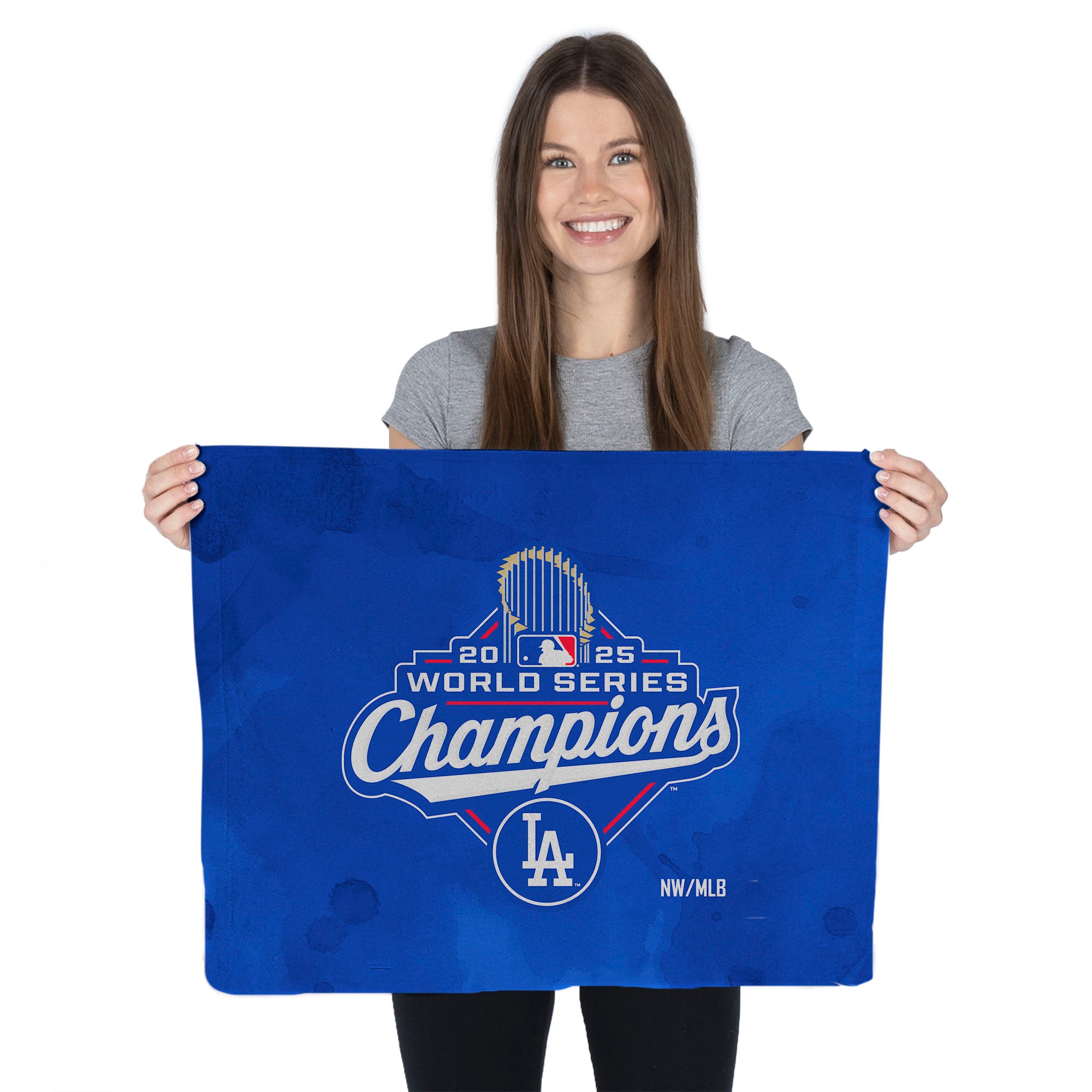 2025 World Series Championship Los Angeles Dodgers Chop Rally Towel 15×18 inches