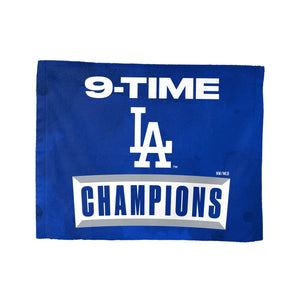 Los Angeles Dodgers 2025 MLB World Series Multi Champ Blitz Rally Towel 15 x 18 inches