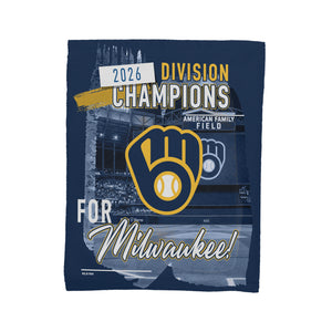 2026 MLB World Series Division Champs Milwaukee Brewers For the Win Rally Towel 15x18 inches
