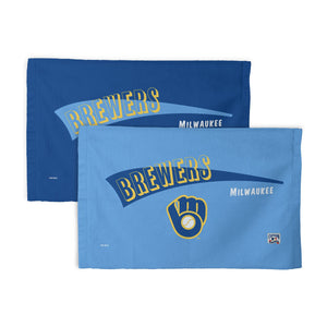 MLB Milwaukee Brewers Cooperstown Collection Throwback Fan Towel 2 Pack 16 x 25 Inches