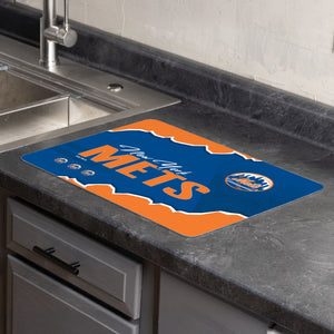 MLB New York Mets Torn Small Mat 15×20 inches