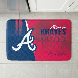 MLB Atlanta Braves Painterly Floor Mat 18×30 inches