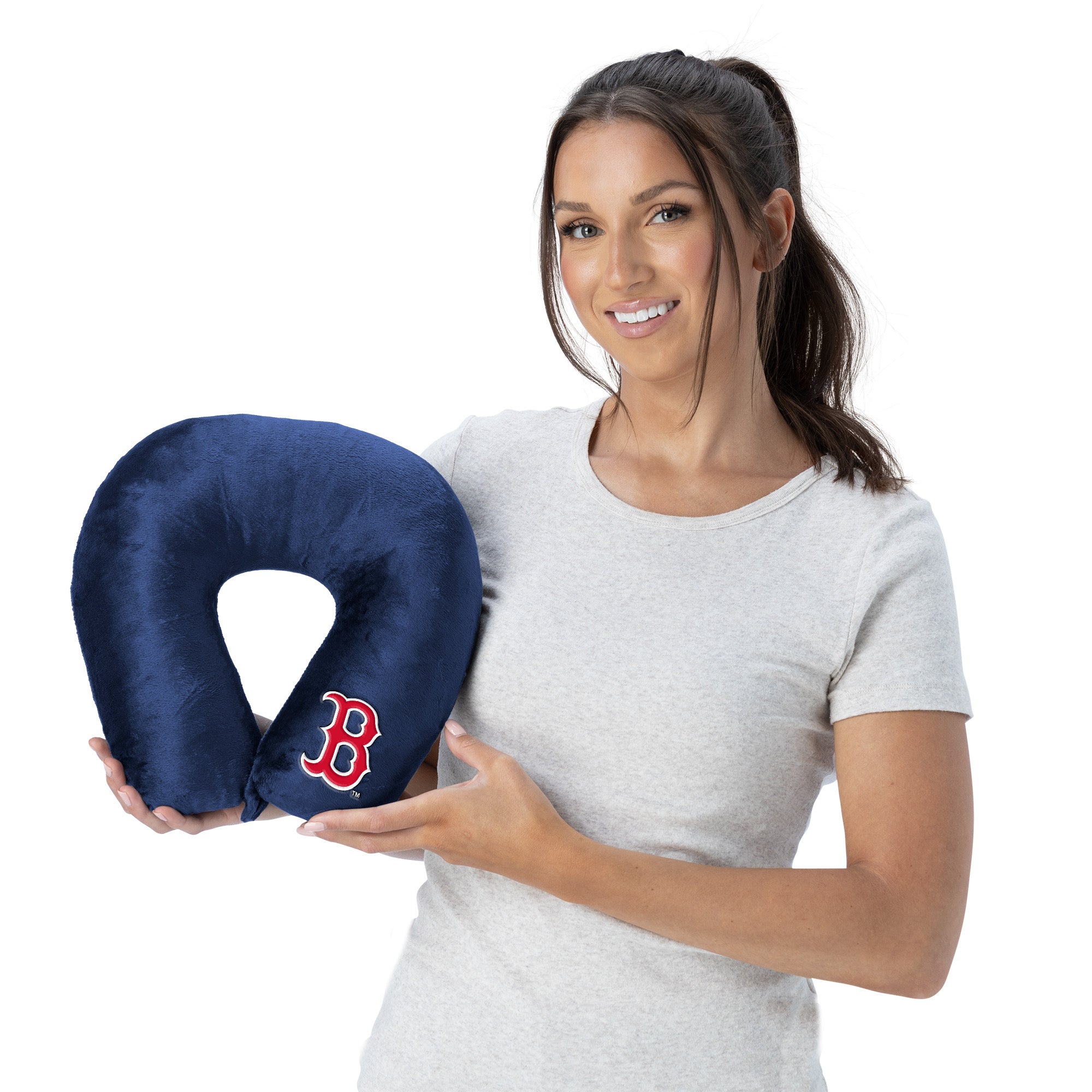 Boston Red Sox MLB Navy Neck Pillow