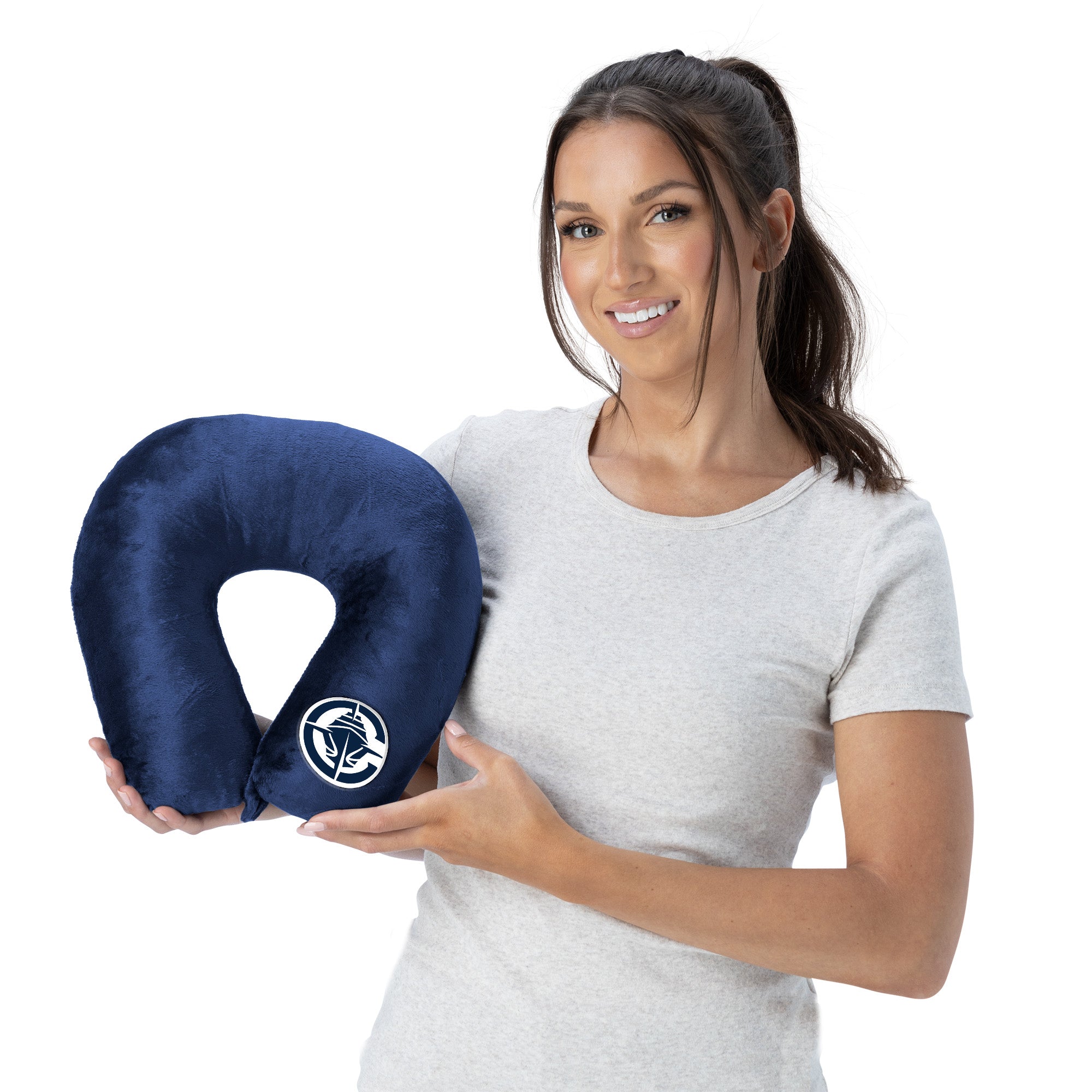 Miami Marlins MLB Black Neck Pillow
