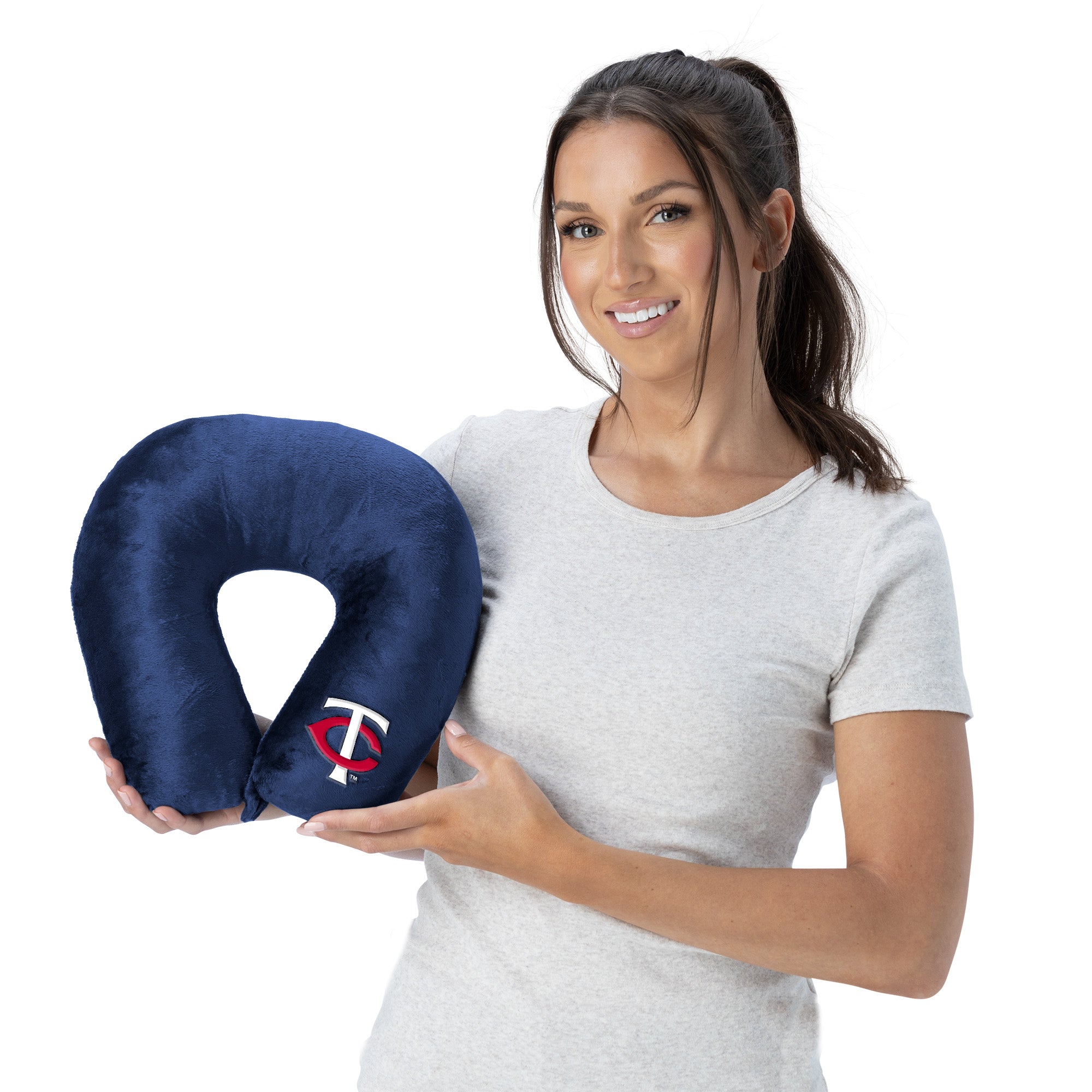 Minnesota Twins MLB Navy Neck Pillow