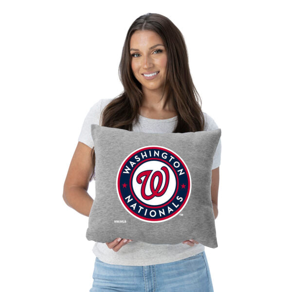 Washington Nationals MLB Primary Sweatshirt Pillow 16 Inches