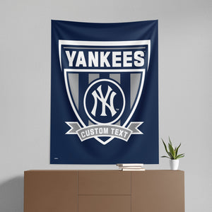 MLB New York Yankees Allegiance Personalized Wall Hanging 50x60 Inches