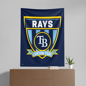 MLB Tampa Bay Rays Allegiance Personalized Wall Hanging 50x60 Inches