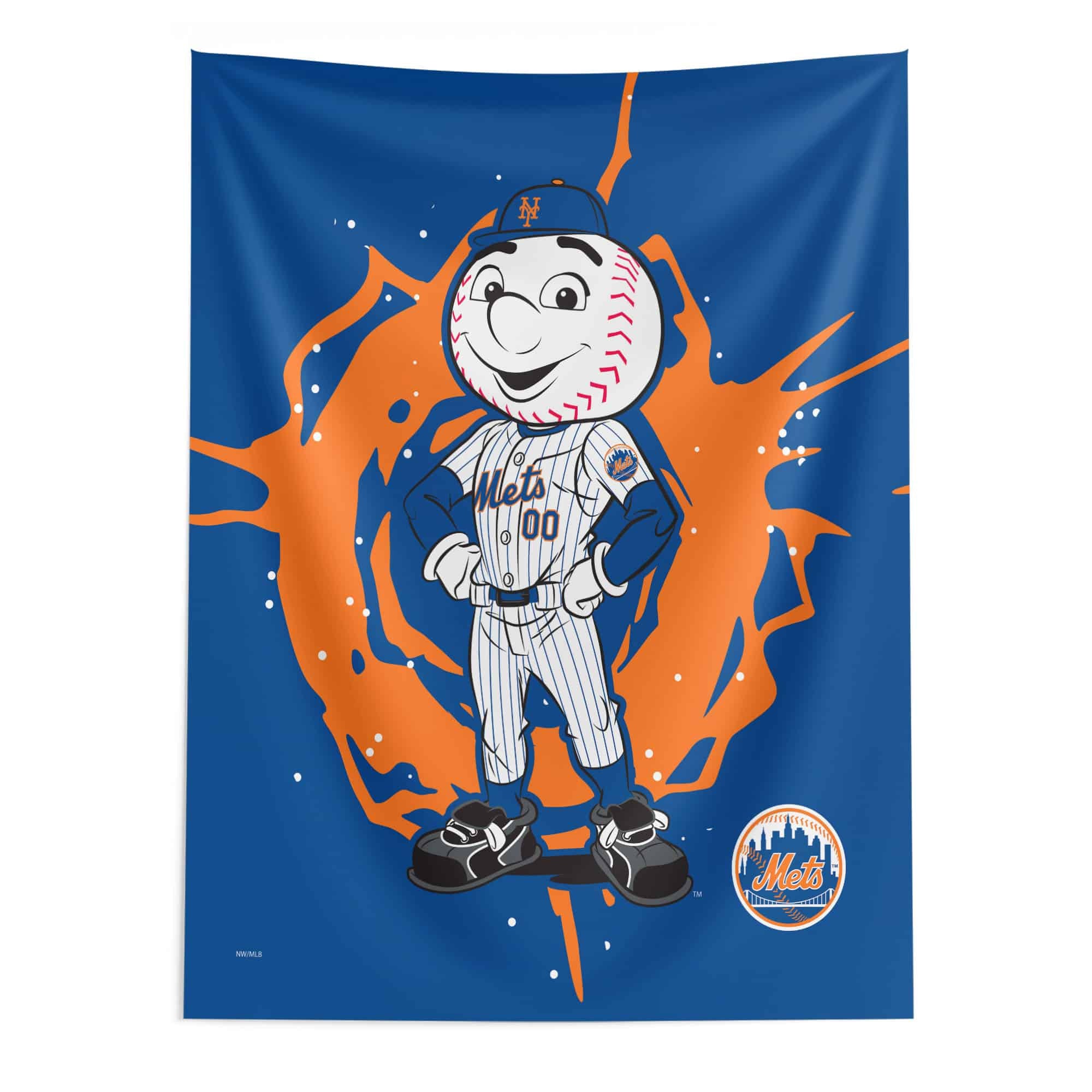 New York Mets Mascot Wall Hanging 50×60 Inches