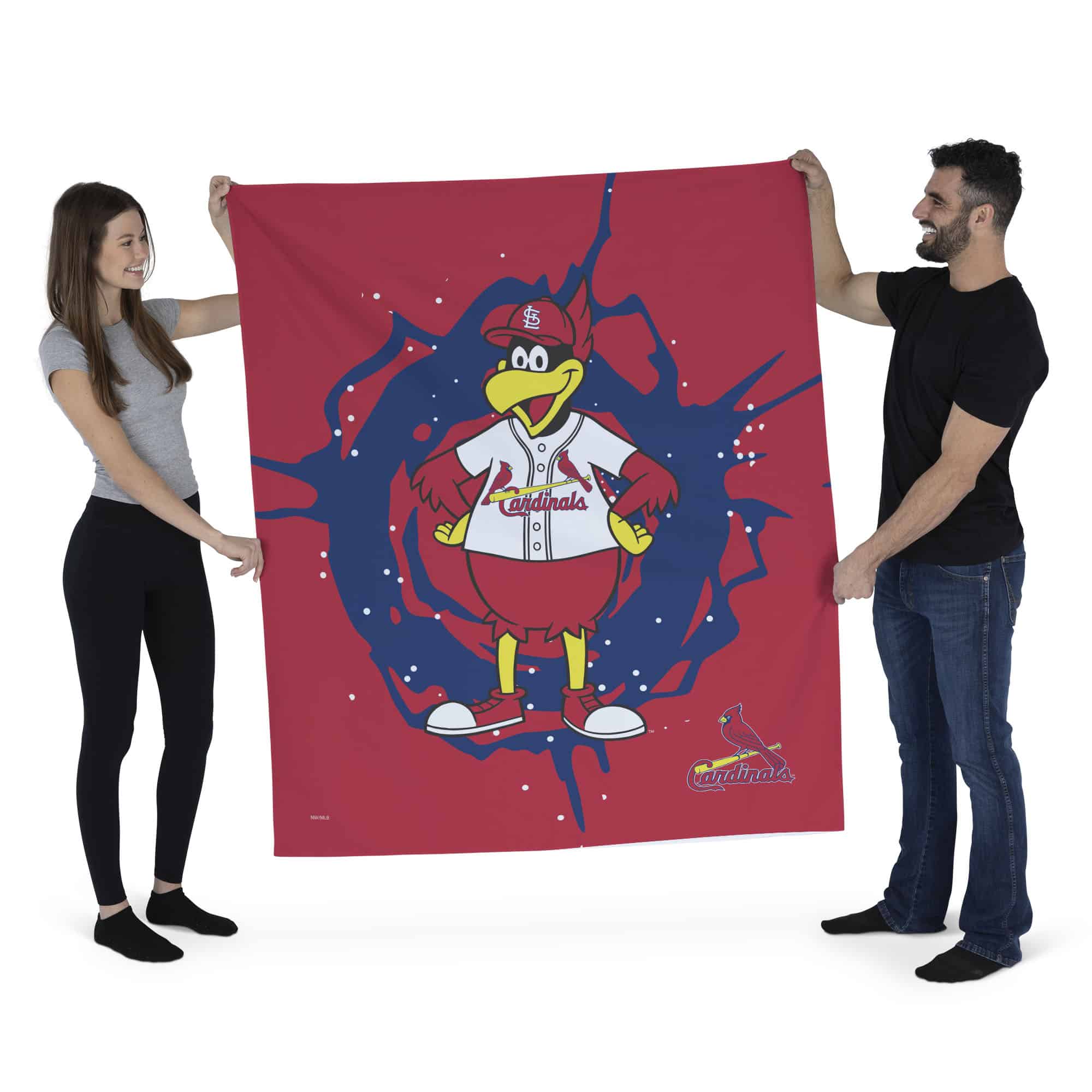 St. Louis Cardinals Mascot Wall Hanging 50x60 Inches