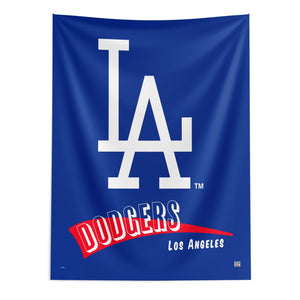 MLB Los Angeles Dodgers Cooperstown Collection Throwback  Wall Hanging 50 x 60 Inches