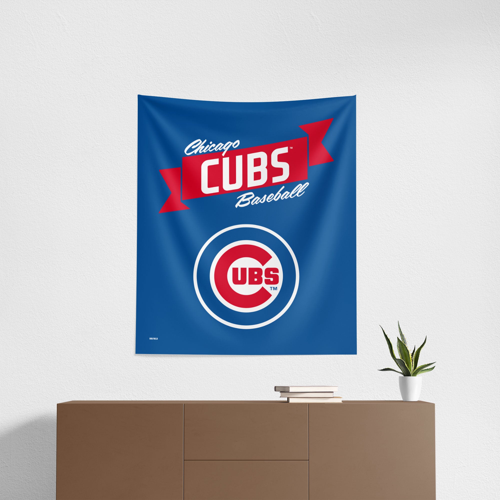 MLB Chicago Cubs Premium Wall Hanging 34 x 40 Inches