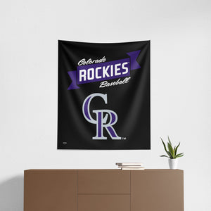 MLB Colorado Rockies Premium Wall Hanging 34 x 40 Inches