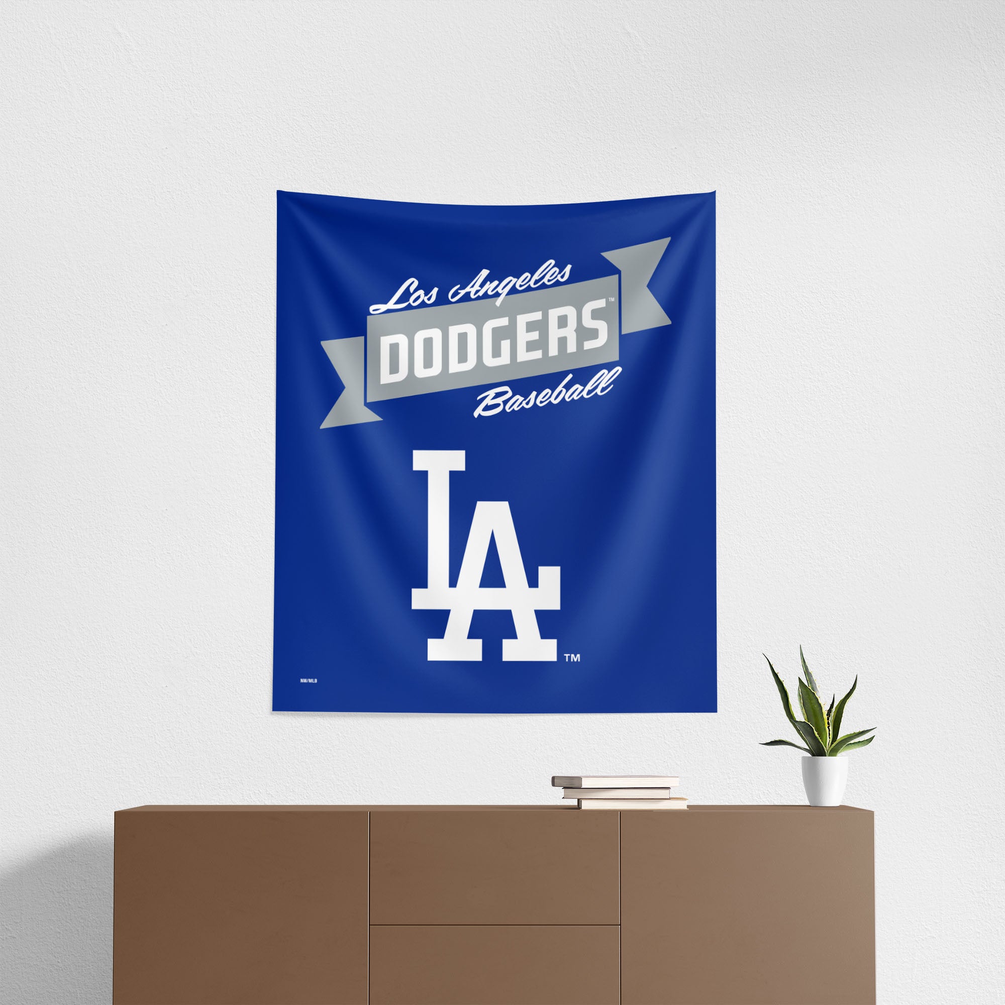 MLB Los Angeles Dodgers Premium Wall Hanging 34 x 40 Inches