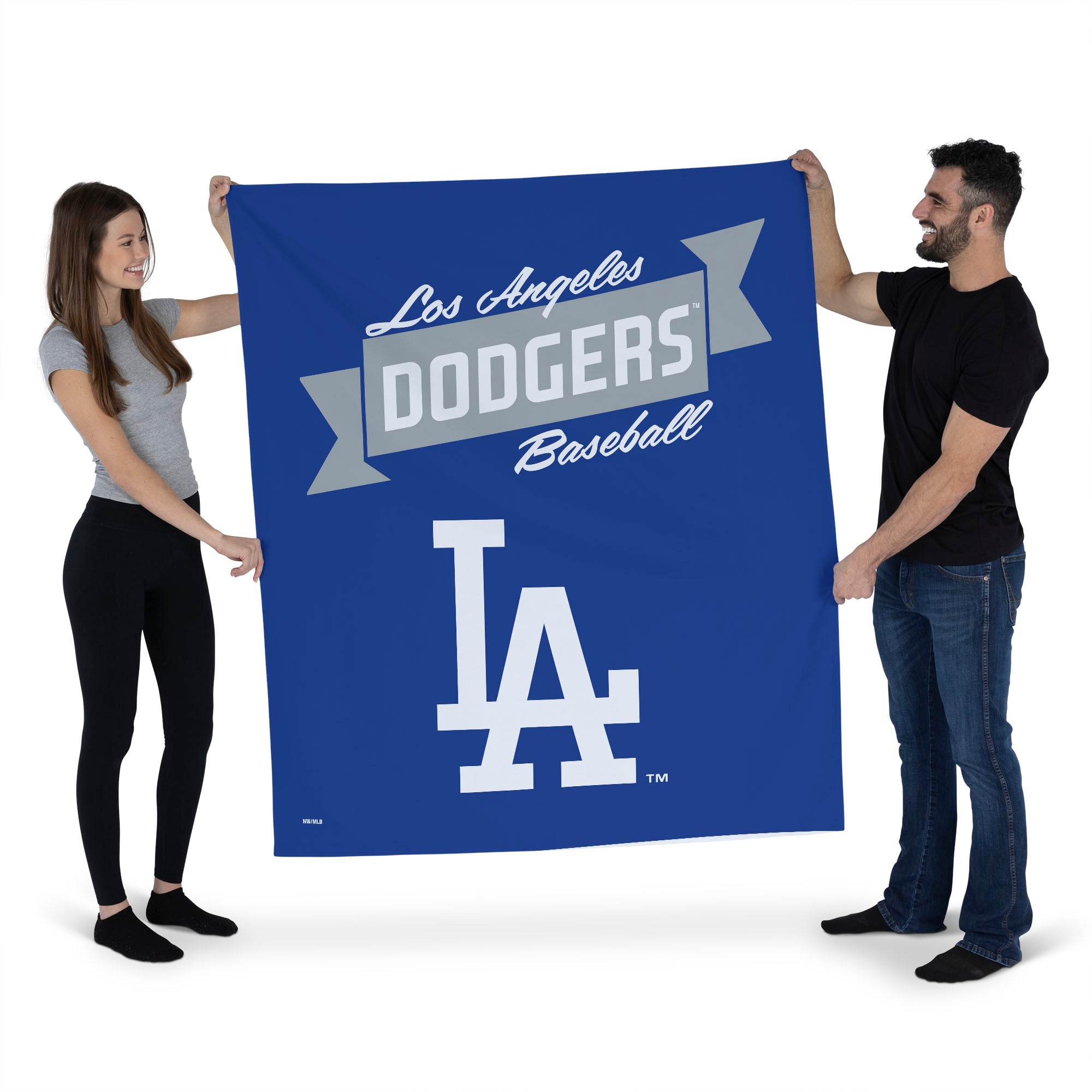 MLB Los Angeles Dodgers Premium Wall Hanging 34 x 40 Inches