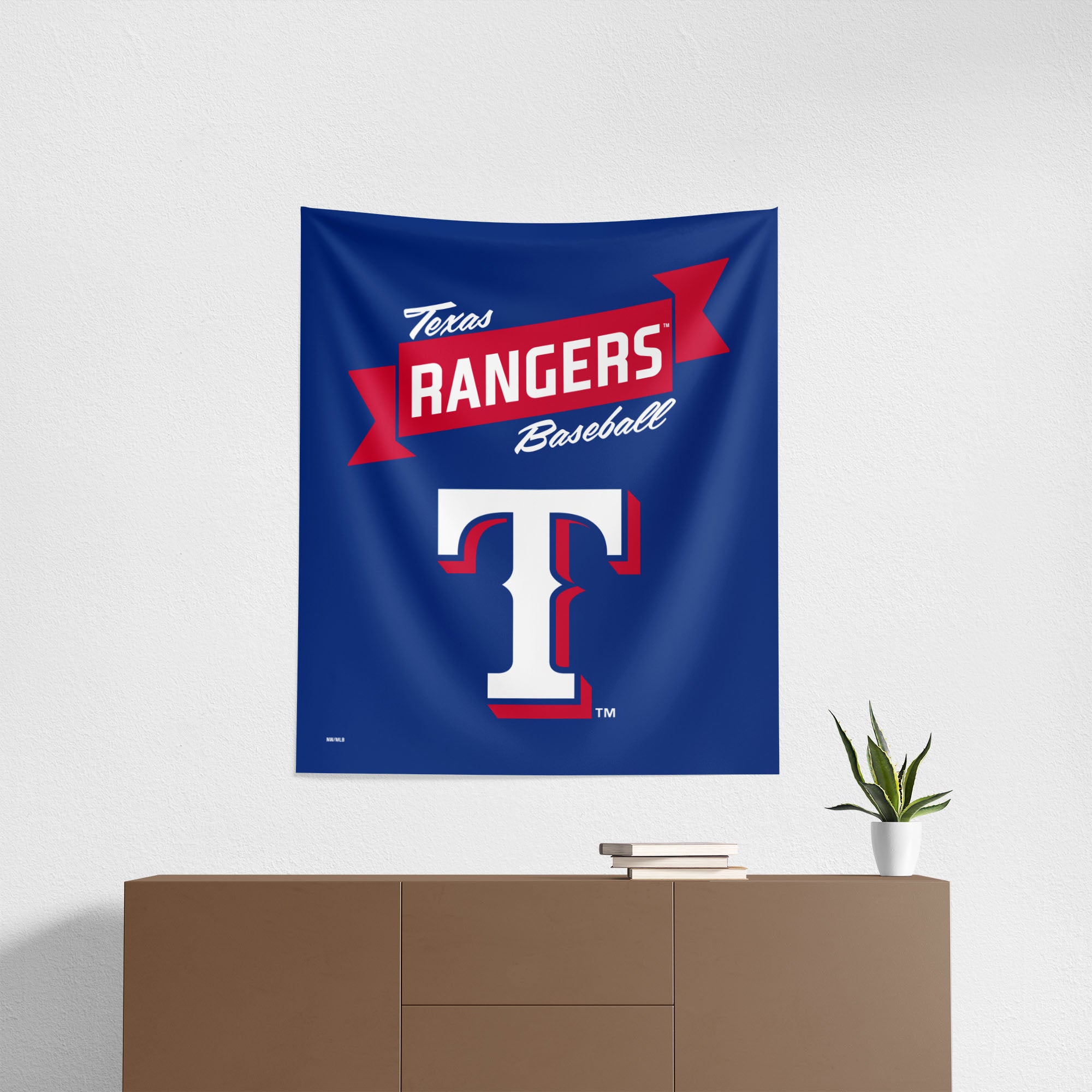 MLB Texas Rangers Premium Wall Hanging 34 x 40 Inches