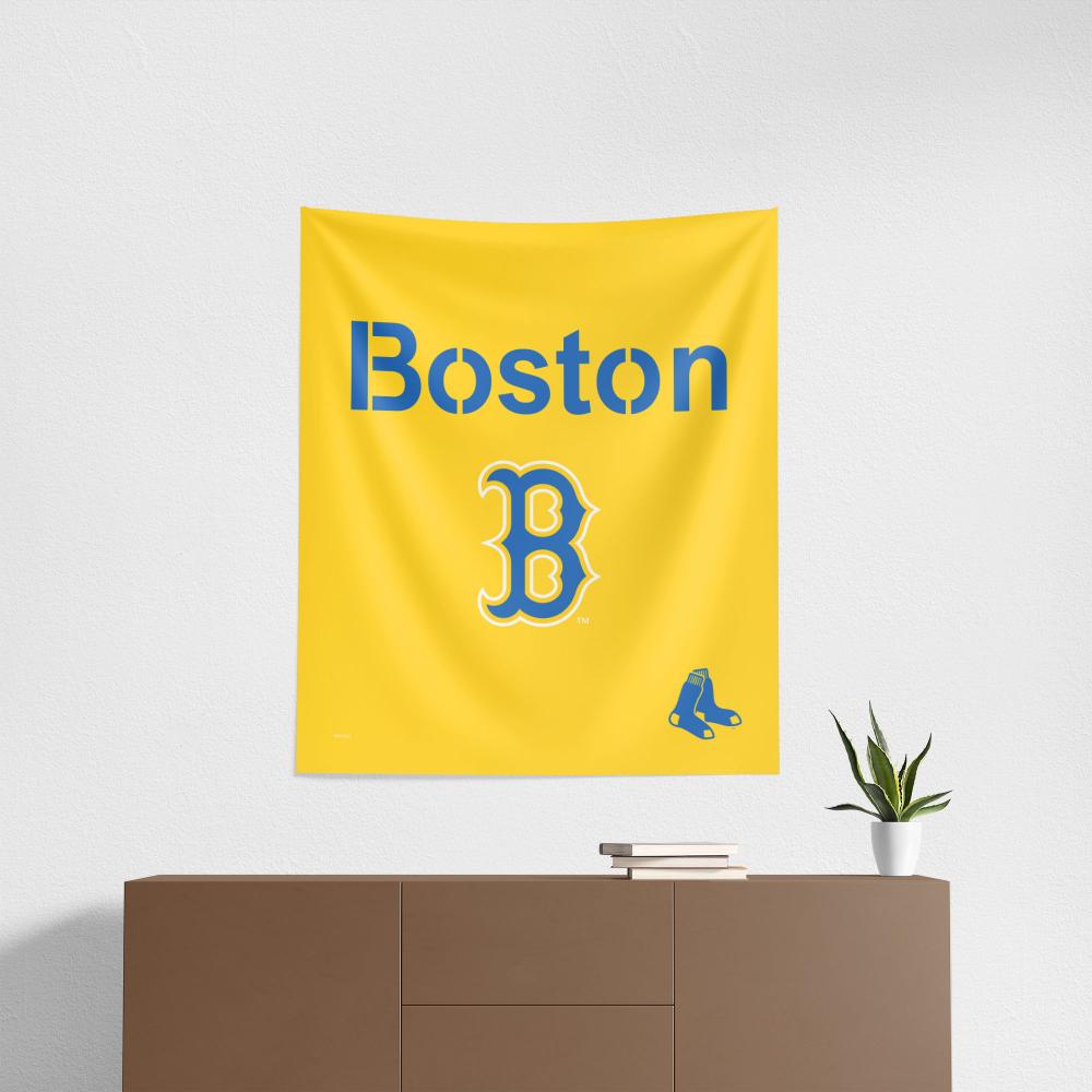 MLB Boston Red Sox City Connect Wall Hanging 34x40 Inches