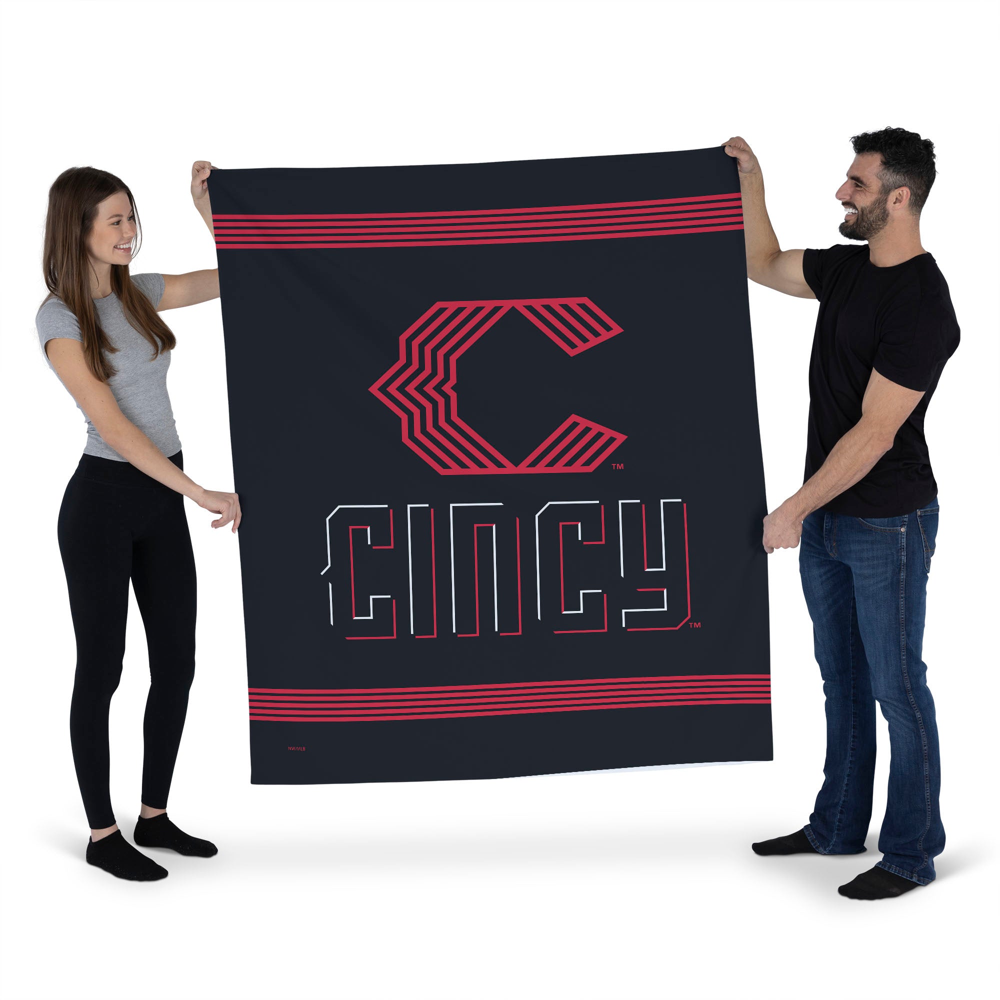 MLB Cincinnati Reds City Connect Wall Hanging 34x40 Inches