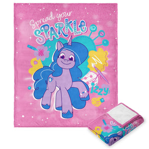 Hasbro My Little Pony Spread Your Sparkle Silk Touch Throw Blanket 50x60 Inches