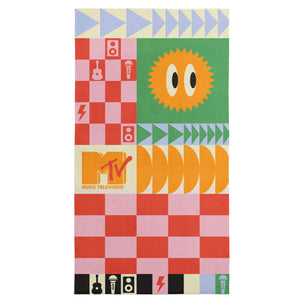Viacom MTV Shapes Microfiber Beach Towel 30x60 inches