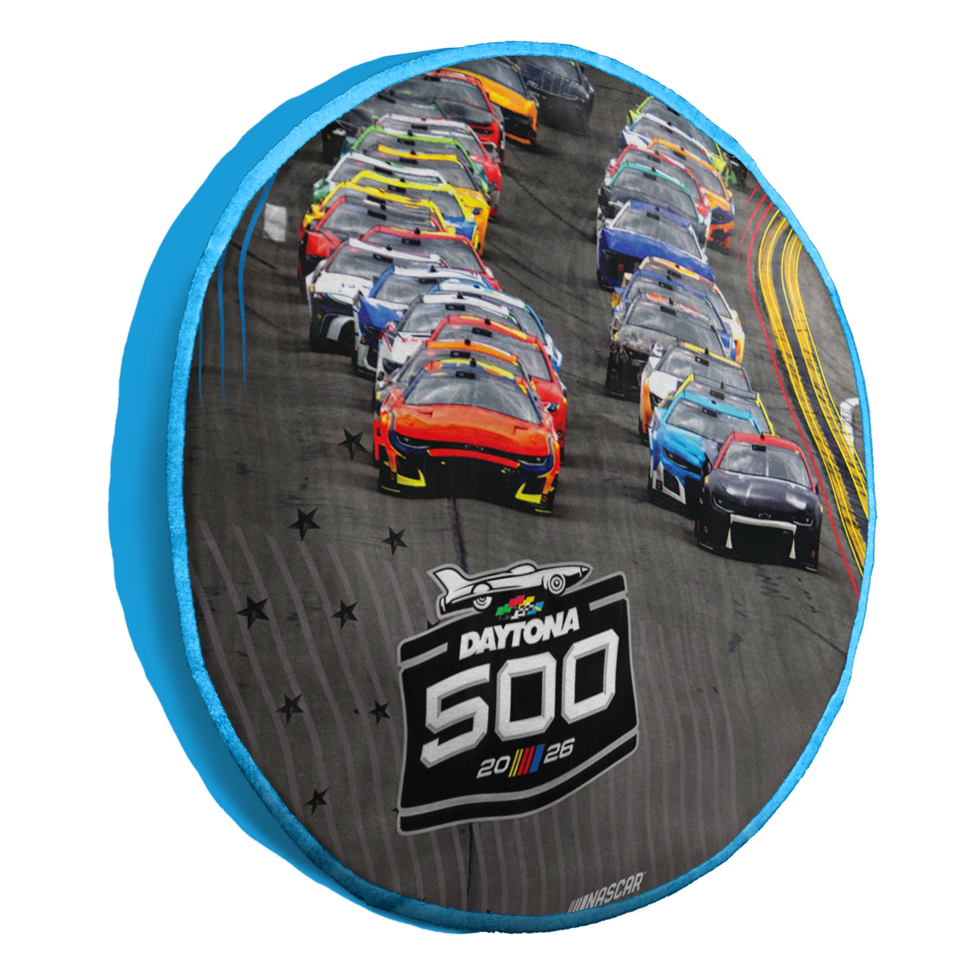 NASCAR Daytona 500 2026 Travel Cloud Pillow 15x4 inches