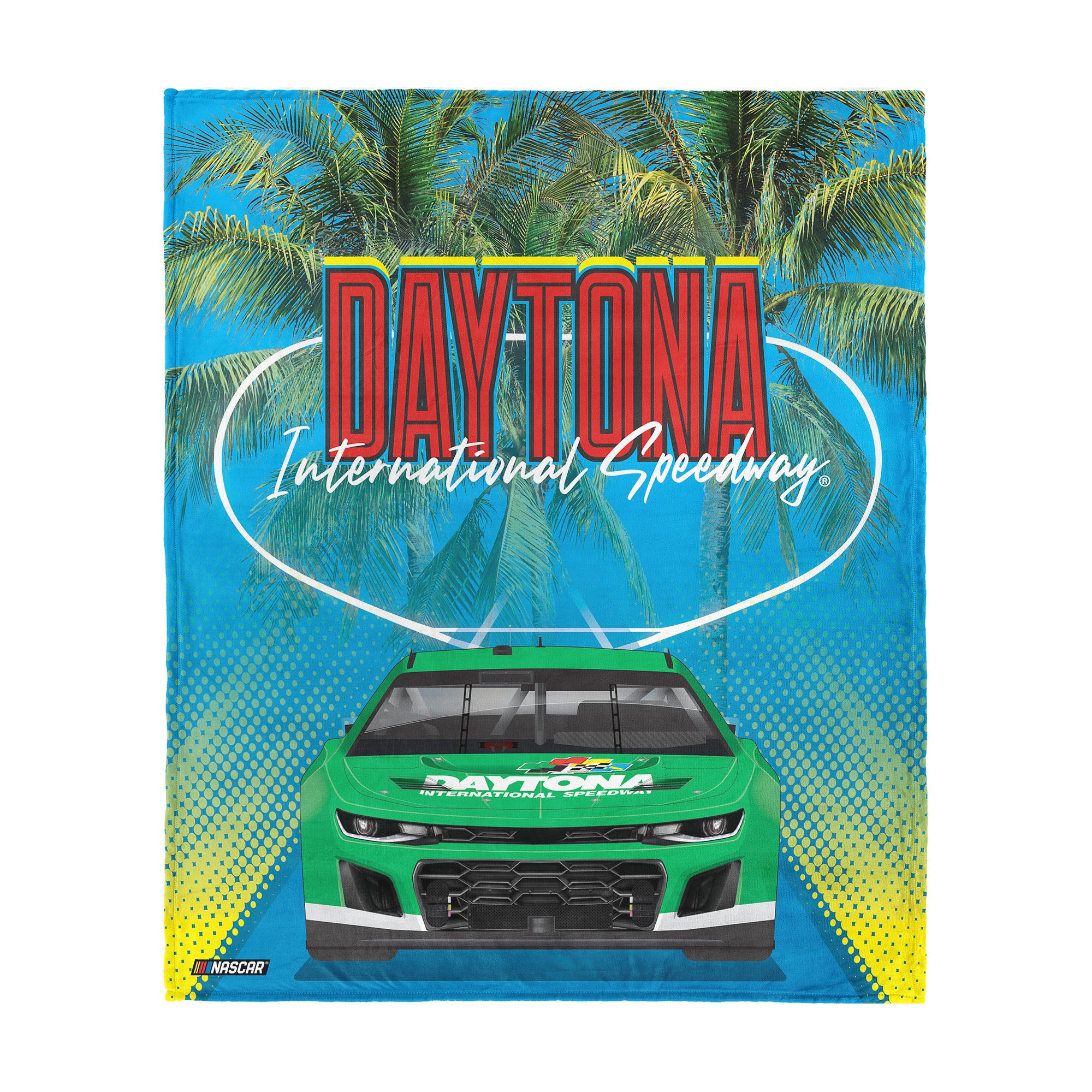 Nascar Daytona Track Feature Silk Touch Throw Blanket 50x60 inches