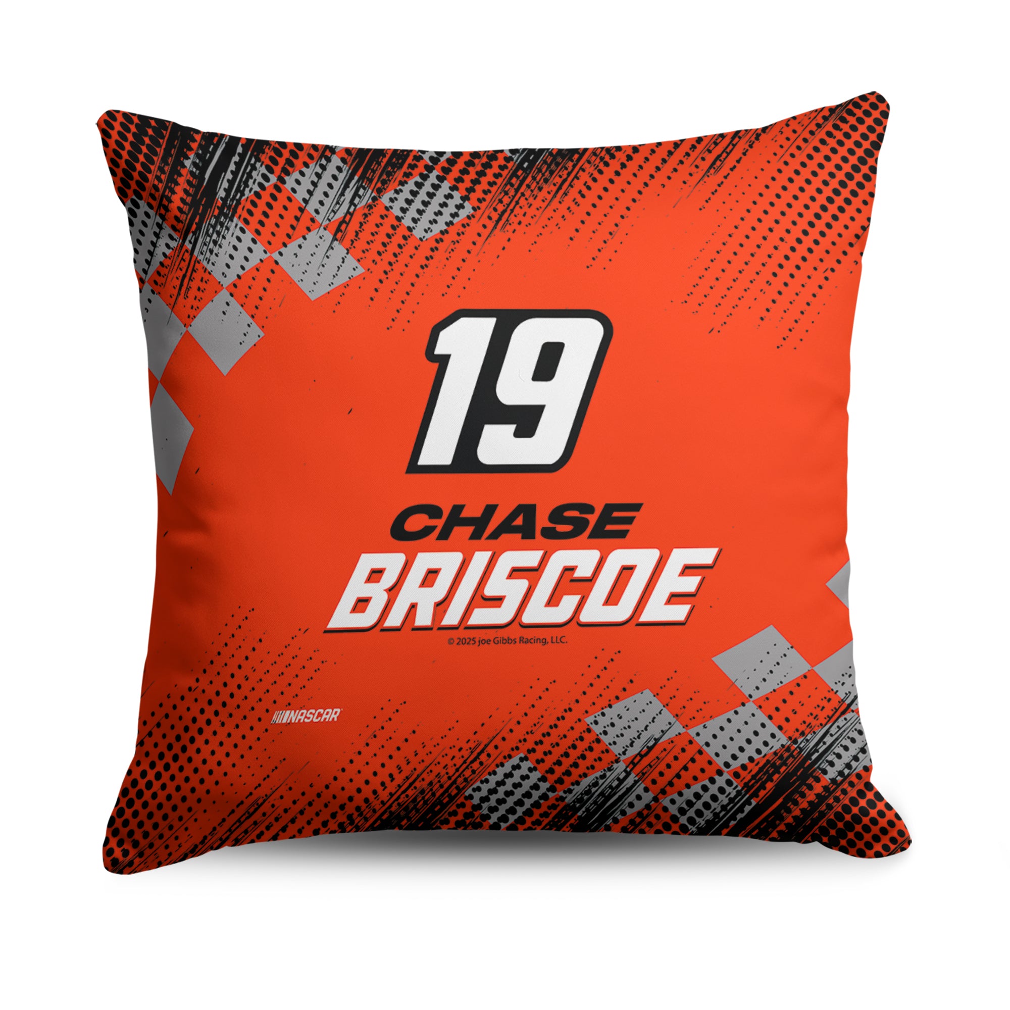 Nascar Chase Briscoe Simple Speed Throw Pillow 18x18 inches