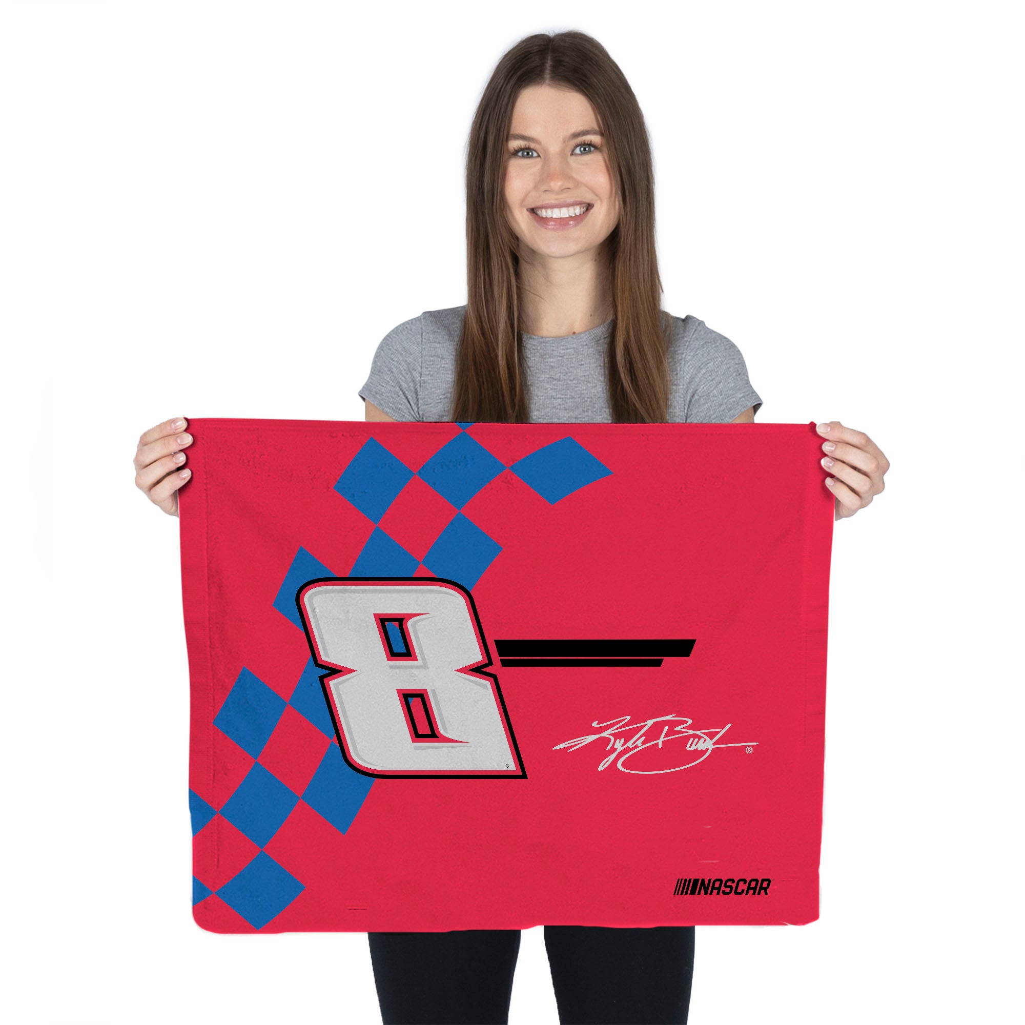 NASCAR Kyle Busch Fast Track Rally Towel 15x18 inches