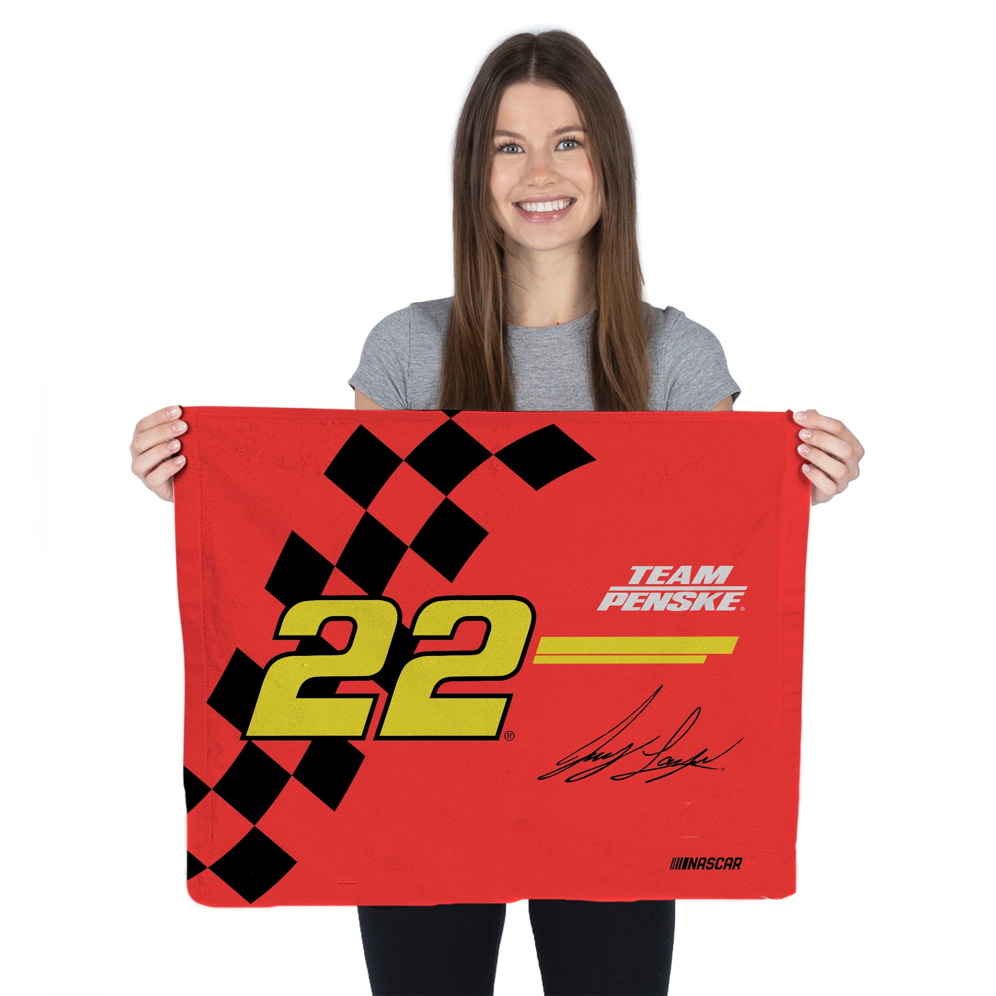 NASCAR Joey Logano Fast Track Rally Towel 15x18 inches