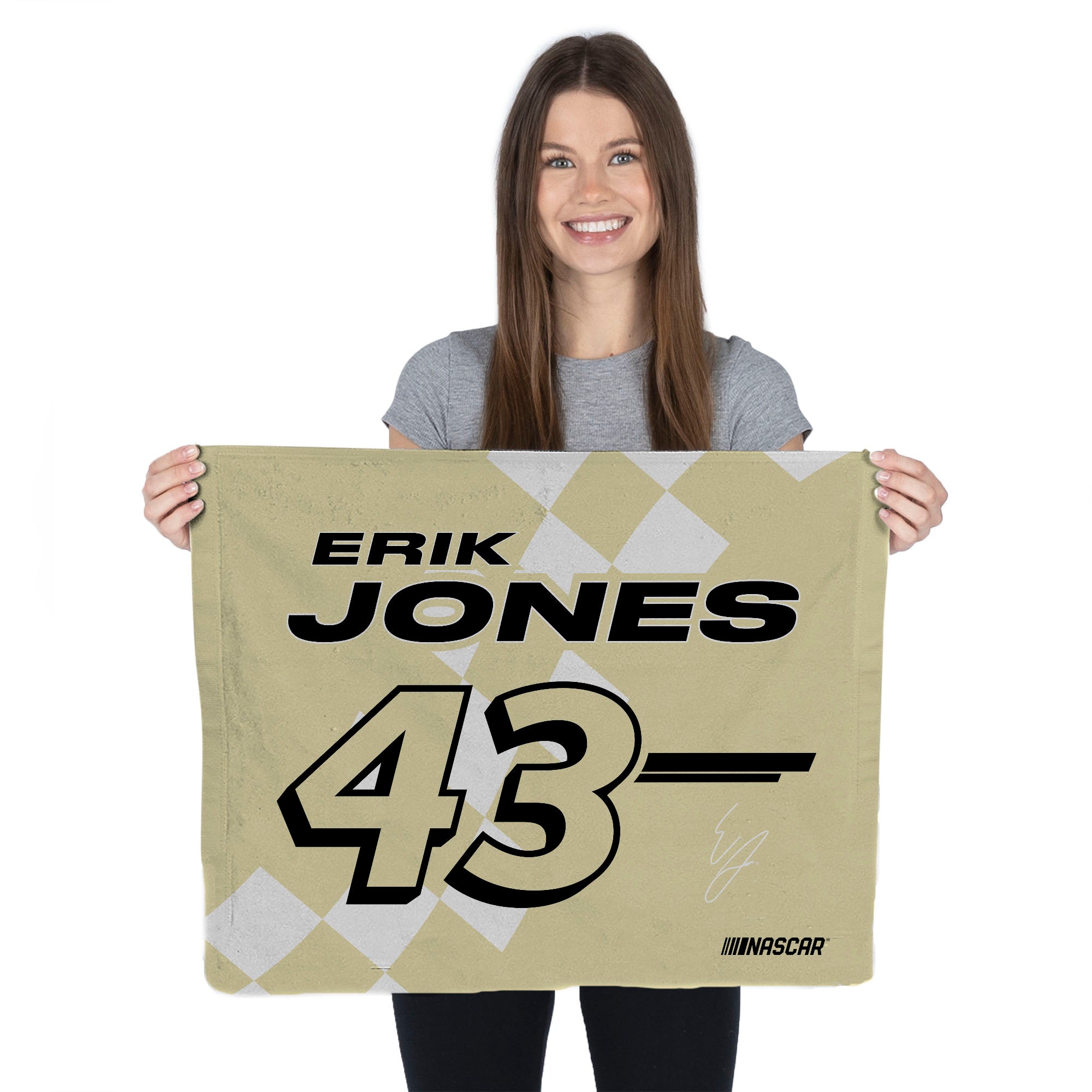 NASCAR Erik Jones Fast Track Rally Towel 15x18 inches
