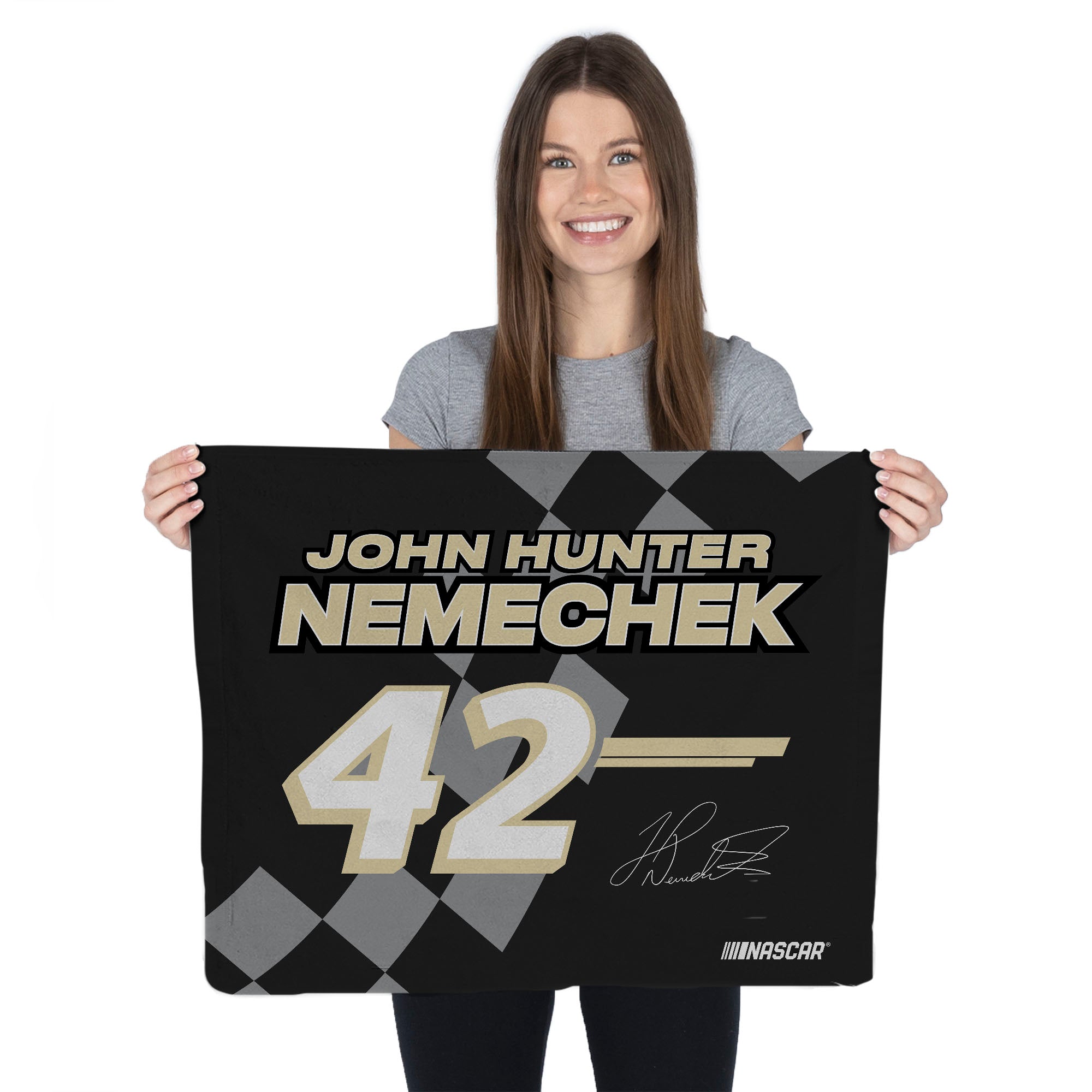 NASCAR John Hunter Nemechek Fast Track Rally Towel 15x18 inches
