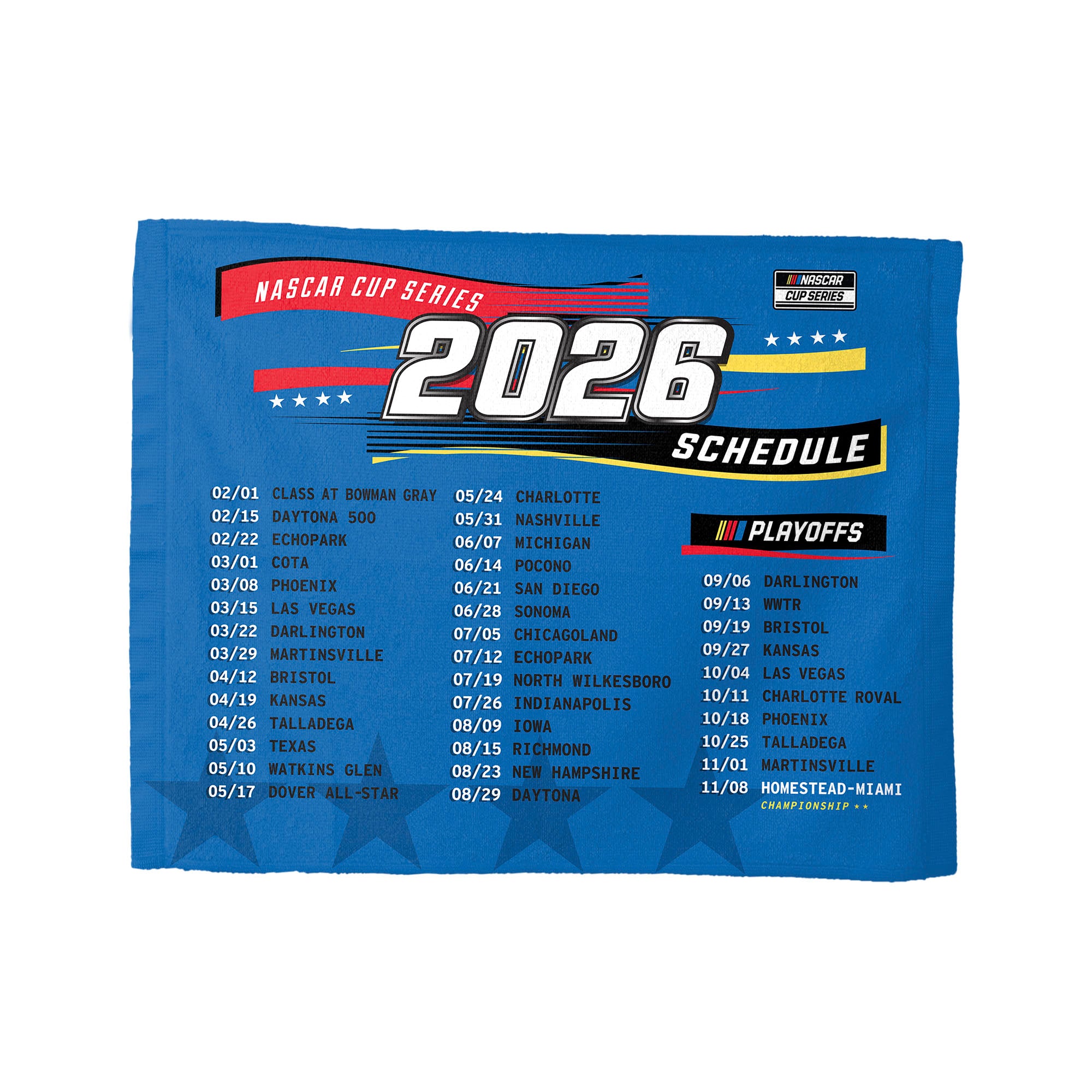 NASCAR Cup Series 2026 Cup Series Rally Towel 15x18 inches