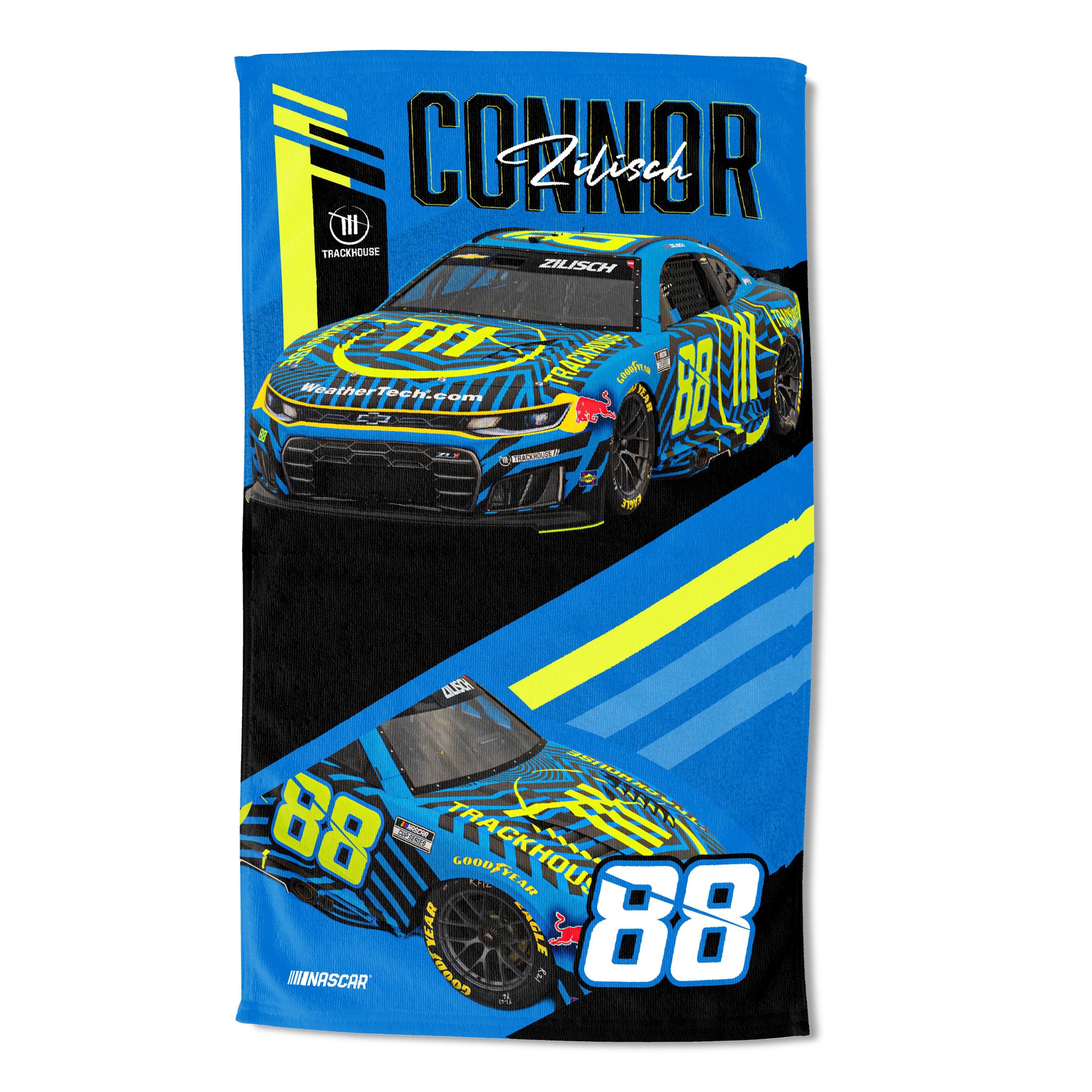 NASCAR Connor Zilisch Raising Bar Sand Free Beach Towel 35×60 inches