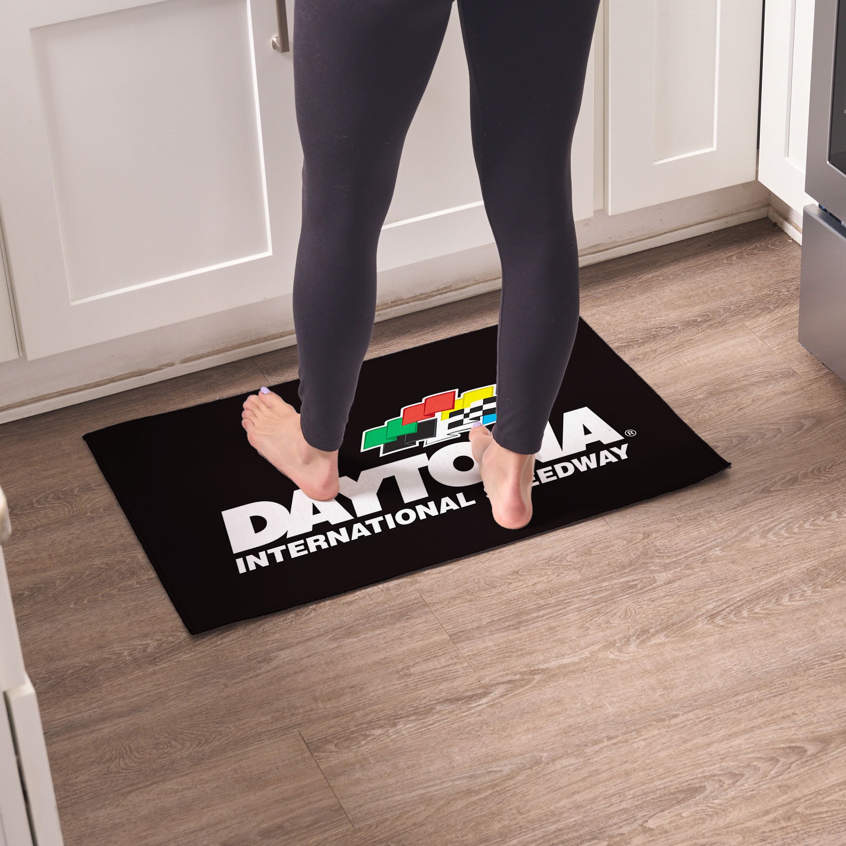 Nascar Daytona Logo Washable Rug 20x32 inches